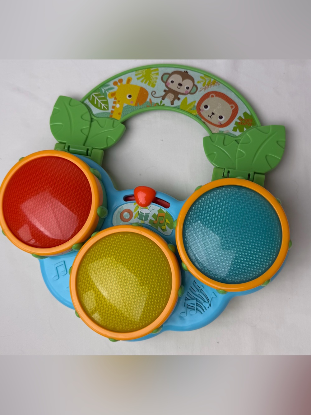 Bright Starts Safari Beats musical drum toy / infant sensory toy